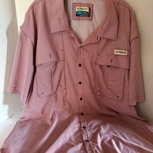 Magellan Red Button-Up Shirt